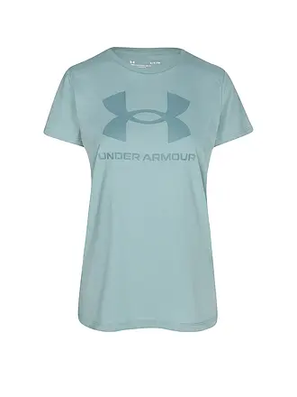UNDER ARMOUR | Damen T-Shirt UA Sportstyle Grafik | petrol
